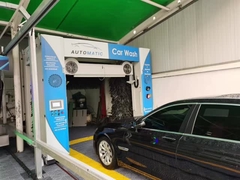 Kolon rollover 5brushes car wash machine full container shipping to Peru!