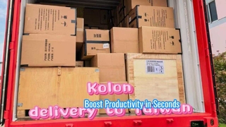 Kolon touchless car wash machine is shipping to our long-term client from Taiwan !