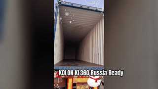KOLON 6 units of KL-360 Premium Touchless Car Wash Machine has passed all quality,delivery to Russia