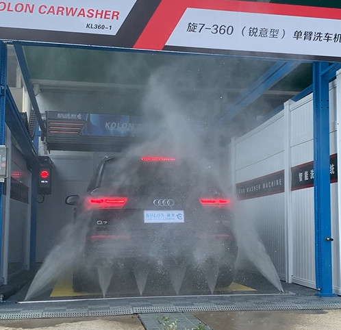 Labor Saving Automatic Touchless Car Washing Machine KL360-1 15kw Water Pump 12kw Air Dryer