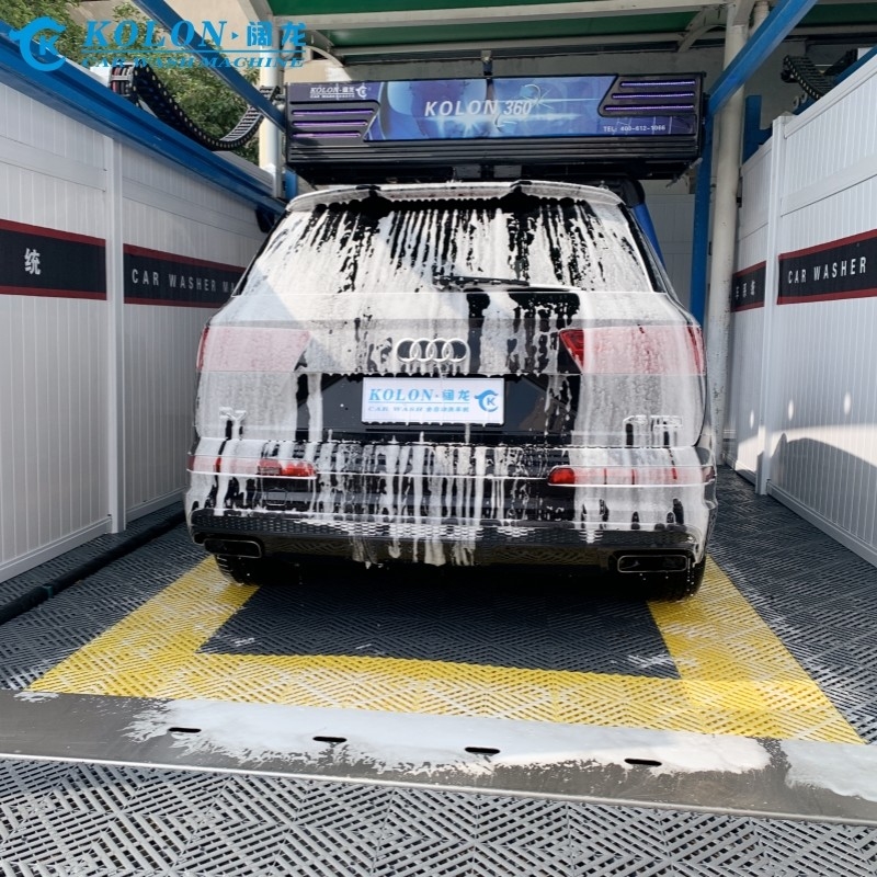 Labor Saving Automatic Touchless Car Washing Machine KL360-1 15kw Water Pump 12kw Air Dryer