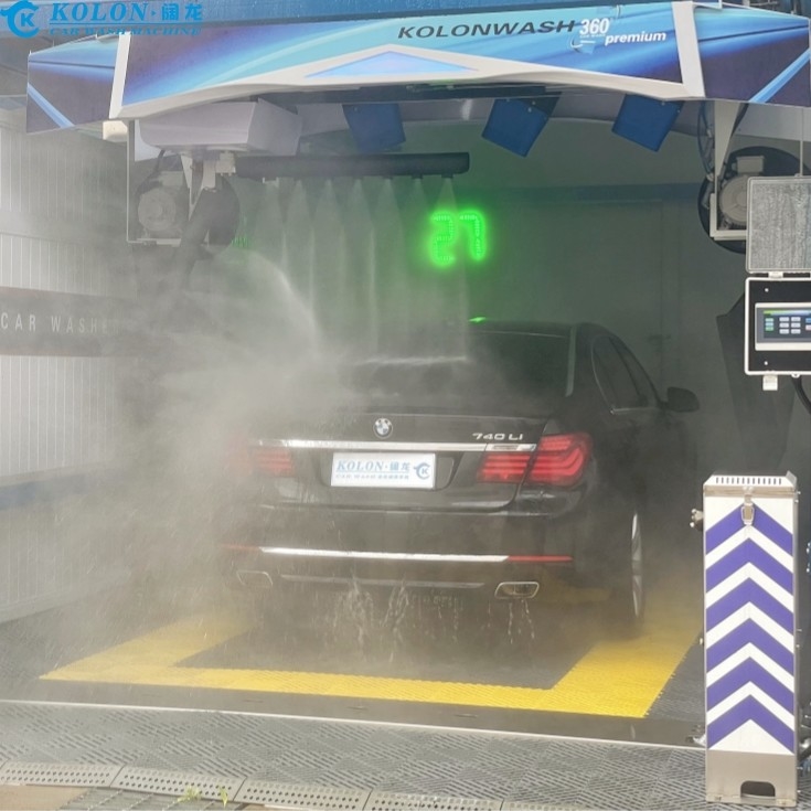 Automatic Touchless Contactless  touch-free  Car Wash Machine KL360 Premium 22kw Water Pump,33kw Air Dryer