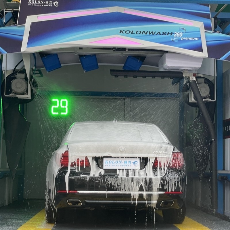 Automatic Touchless Contactless  touch-free  Car Wash Machine KL360 Premium 22kw Water Pump,33kw Air Dryer