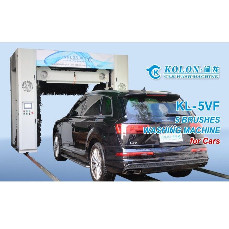 5-Brush Automatic Rollover Car Wash Machine with Built-in Air Dryer | Kolon KL-5VF