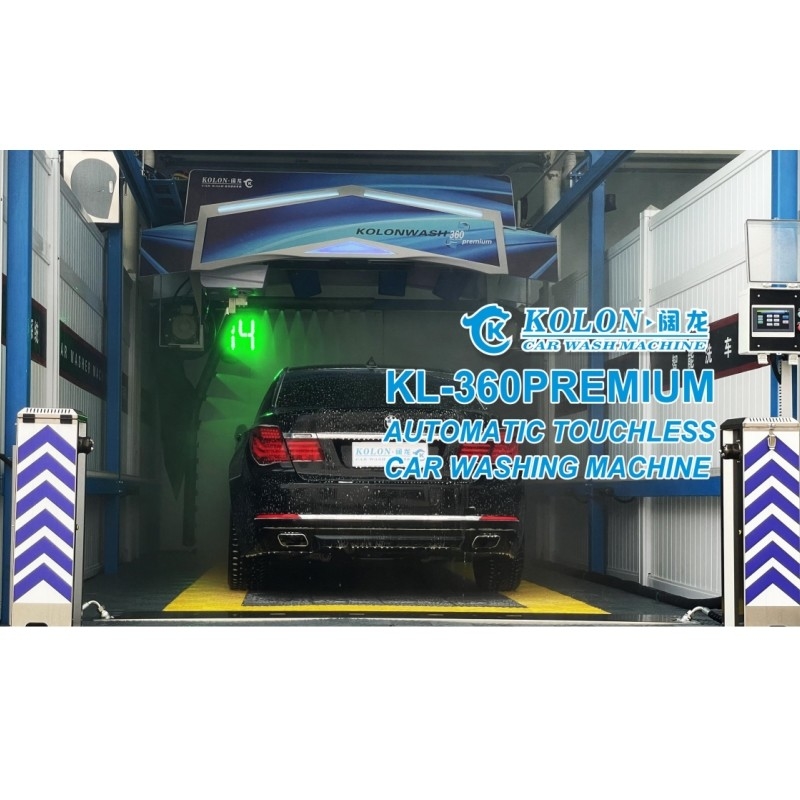 Automatic Touchless Contactless  touch-free  Car Wash Machine KL360 Premium 22kw Water Pump,33kw Air Dryer