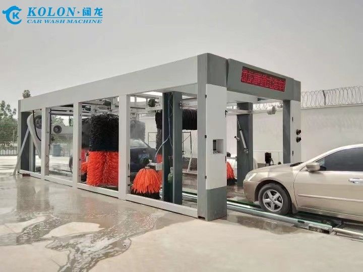 KL-13VF 13 Brushes Tunnel Car Wash Machine Soft Touch High Pressure Deep Cleaning System