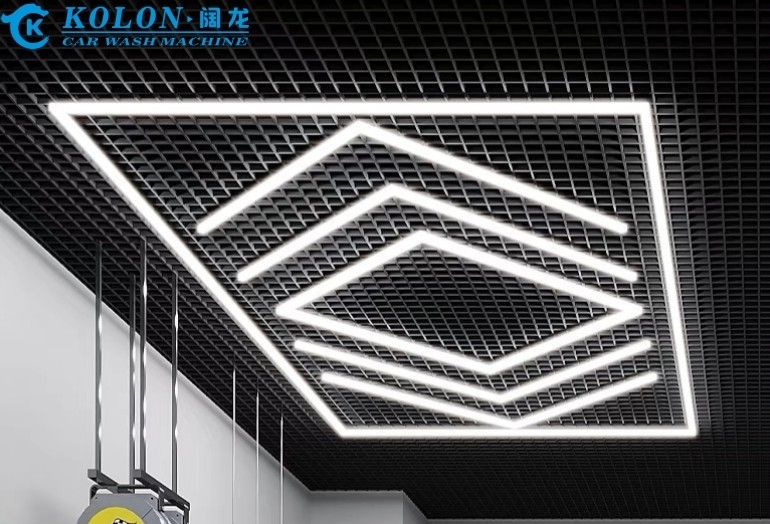 Hot Sale Car Showroom Auto Workshop Detailing Light Design Led Workshop Light  Ceiling Led Light