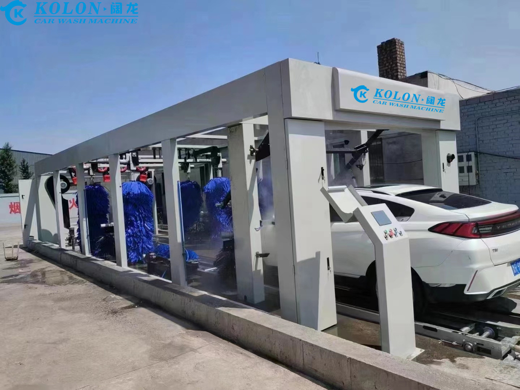 Water Supply DN25mm/Waterflow Rate≥80L/min Car Wash Tunnel Equipment For Cleaning