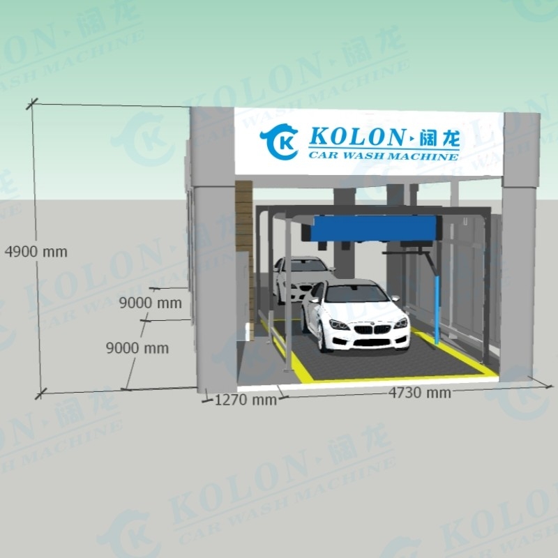 KOLON 380V 24.5kW Adjustable Pressure Touchless Car Washer With High Pressure Washing Function
