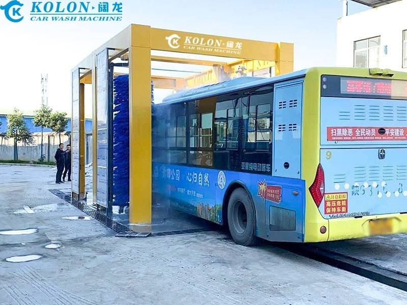 KOLON Fast And Cleaning Automatic Bus Cleaning Machine With 2-3min/car Cleaning Speed