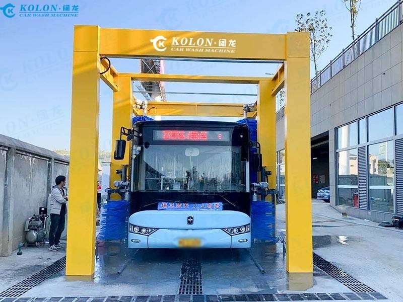 KOLON Fast And Cleaning Automatic Bus Cleaning Machine With 2-3min/car Cleaning Speed