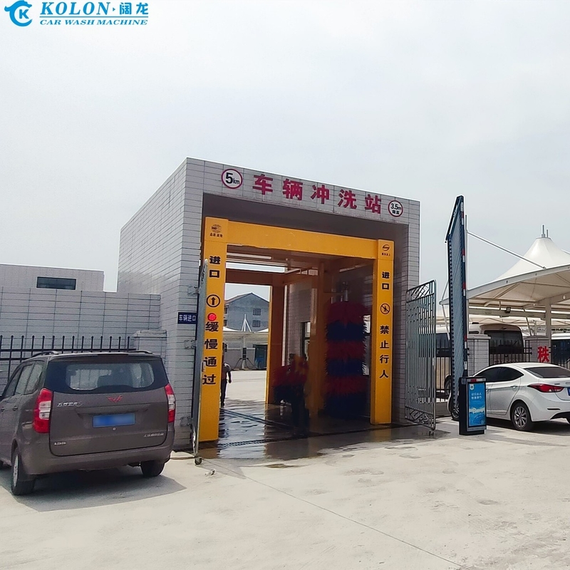 67kw Powerful Automatic Bus Cleaning Machine With PLC Control System Quick 3-5 Minutes Wash