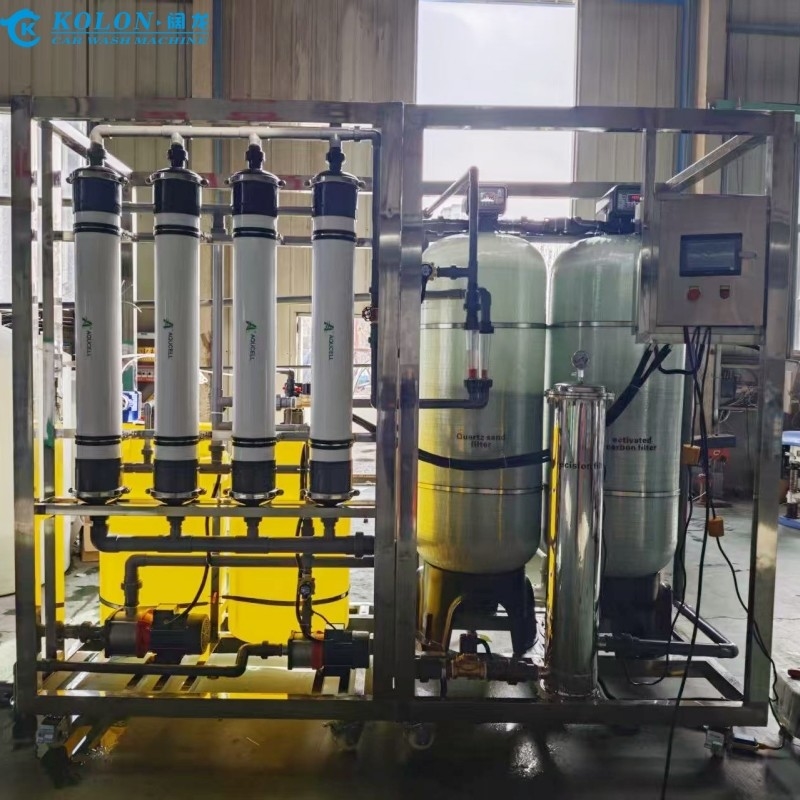Kolon 4 m ³ / H,6 steps process water system State of the Art Stainless Steel Waste Water Treatment System