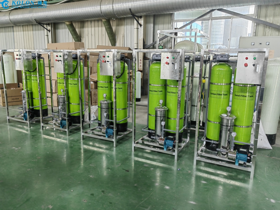 Kolon Silver Waste Water Treatment System Stainless Steel Frame Five-stage Filtration System