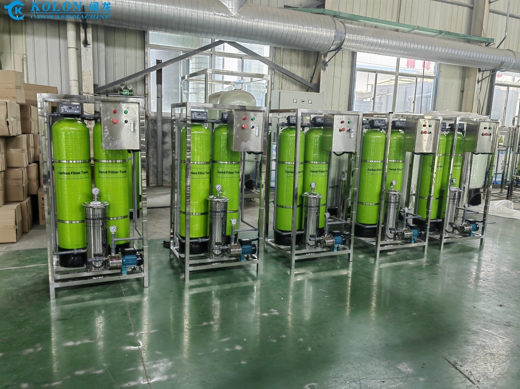 Kolon Silver Waste Water Treatment System Stainless Steel Frame Five-stage Filtration System