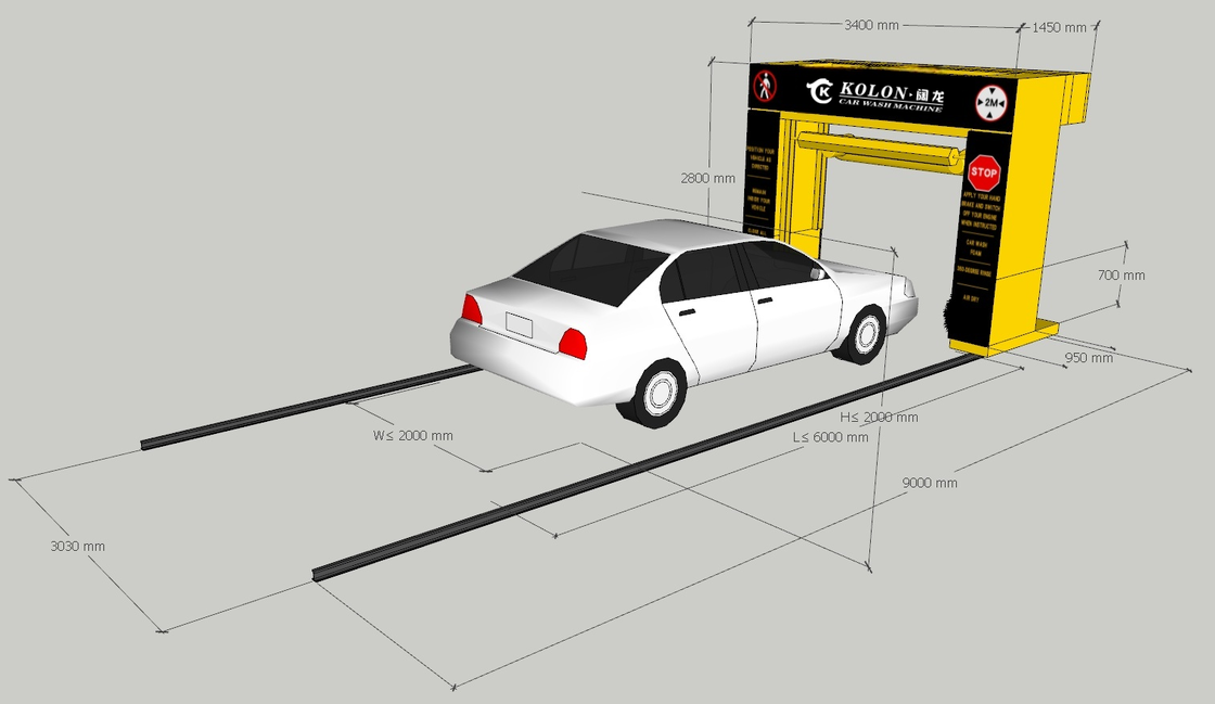 Kolon Rollover Car Wash Machine automatic car cleaning system built to deliver professional wash results with minimal downtime