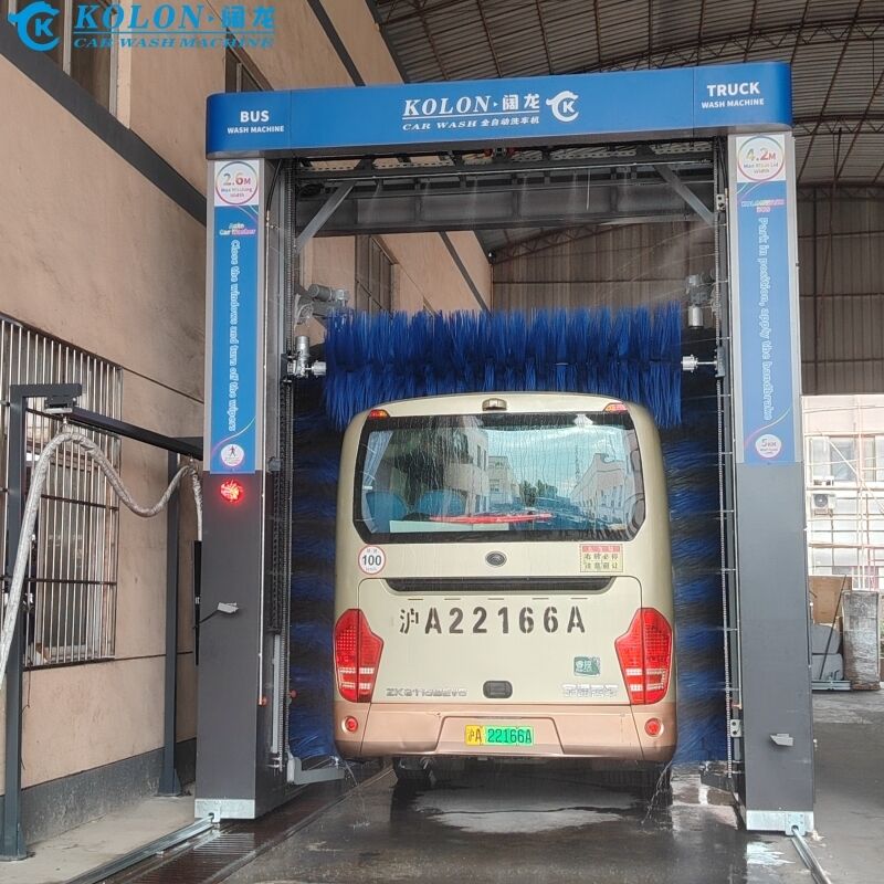 Kolon Heavy Duty Bus Wash Machine Designed to Handle Frequent and Provide Uniform Cleaning Results Across Diverse Bus Models