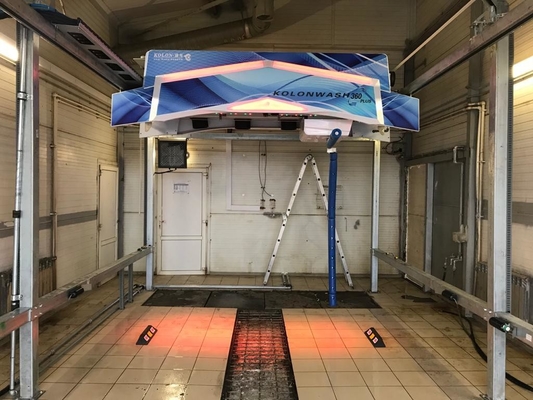 Touchless Pressure Automatic Car Wash Machine 24.5Kw Power Adjustable Water Pressure Multiple Payment Options