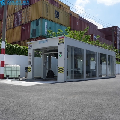 Efficiency Tunnel Car Wash Machine With Low Wax And Shampoo Usage