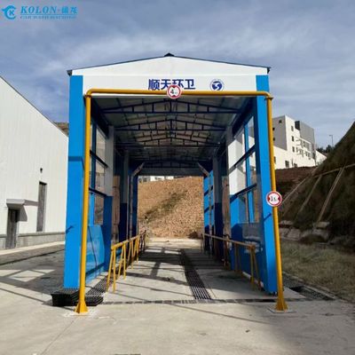 Versatile Bus Washing And Waxing Machine For Different Vehicle Types